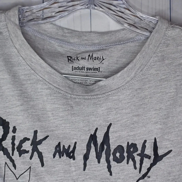 Rick and Morty crew neck round hem t-shirt - Picture 6 of 7